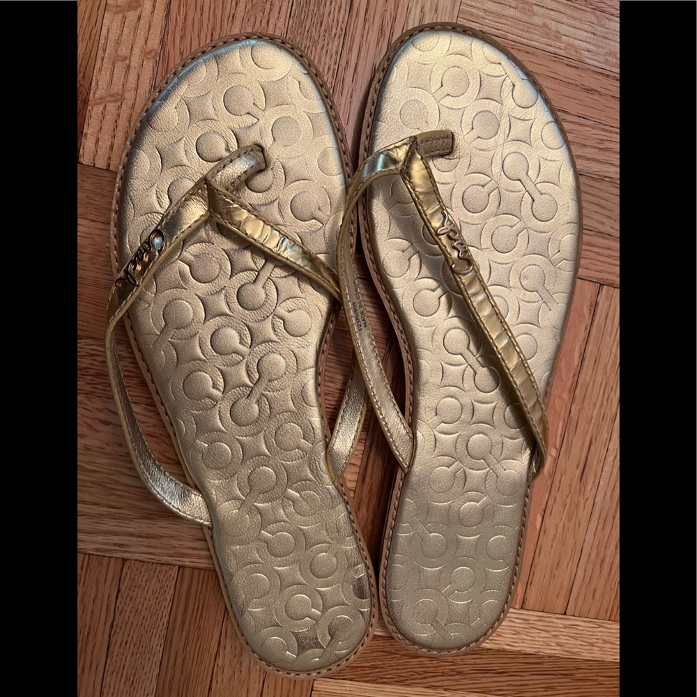 Coach slippers in size 7 1/2